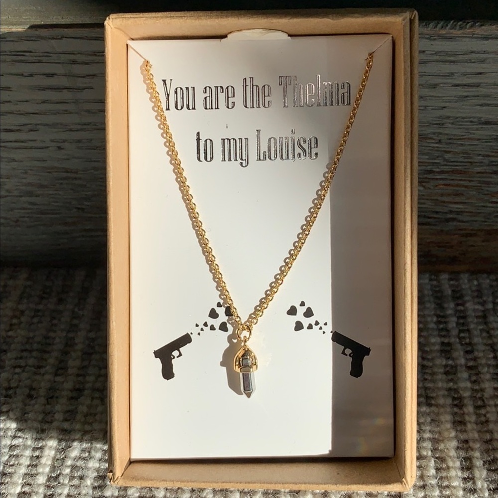 Thelma and Louise bullet necklace
